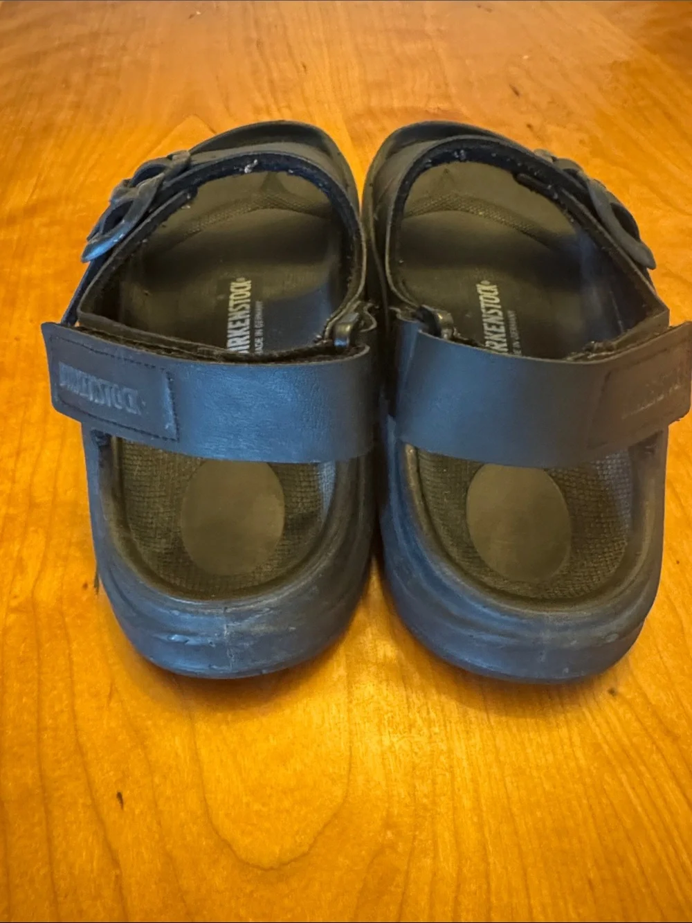Birkenstock Kids Black Double-Buckle Sport Sandals